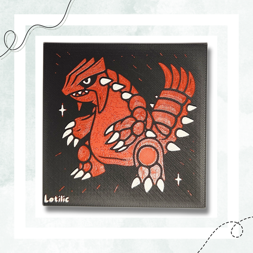 Mini Cadre - Groudon